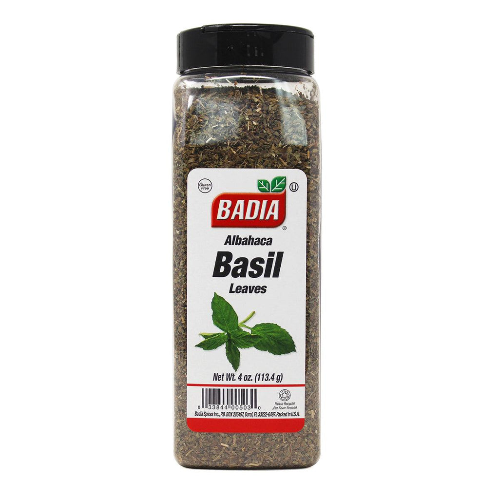Badia Basil Leaves 4oz - Seabra Foods Online