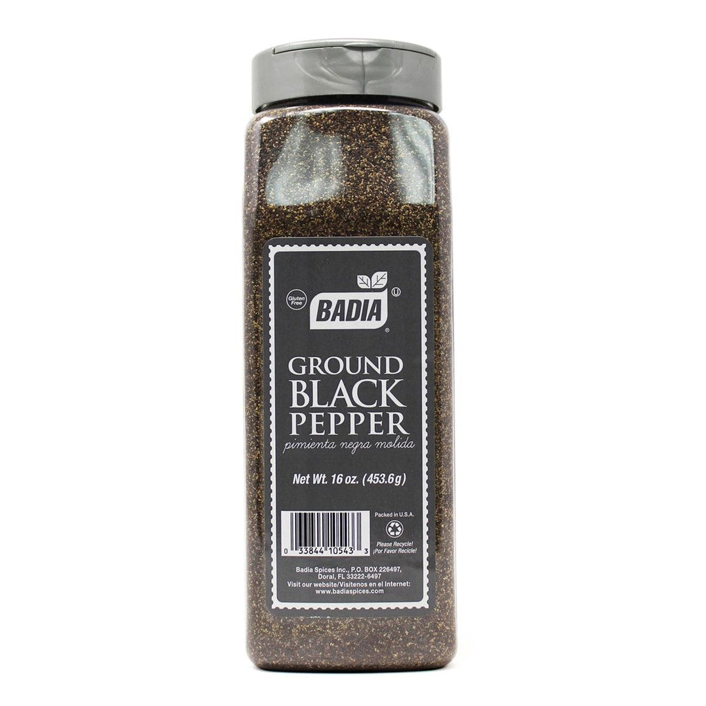 Badia Ground Black Pepper 16oz - Seabra Foods Online