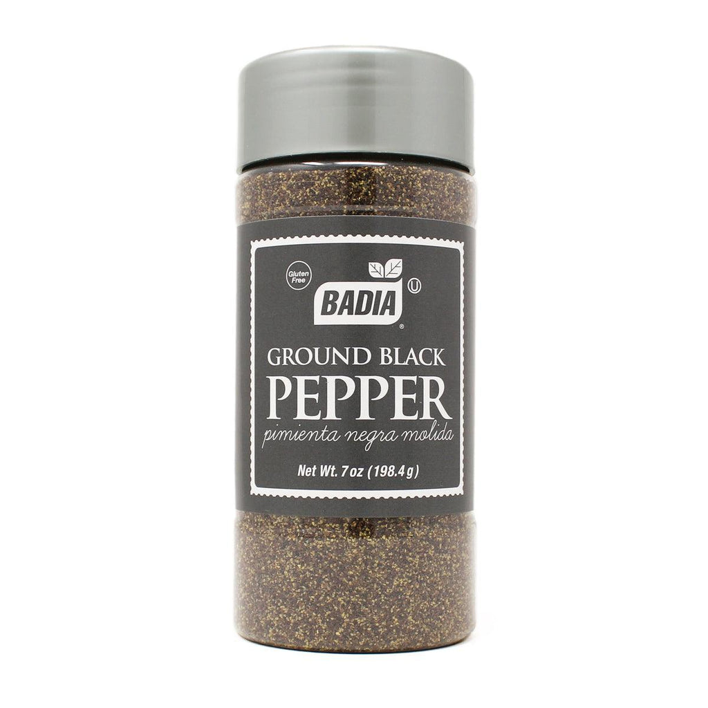 Badia Ground Black Pepper 7oz - Seabra Foods Online