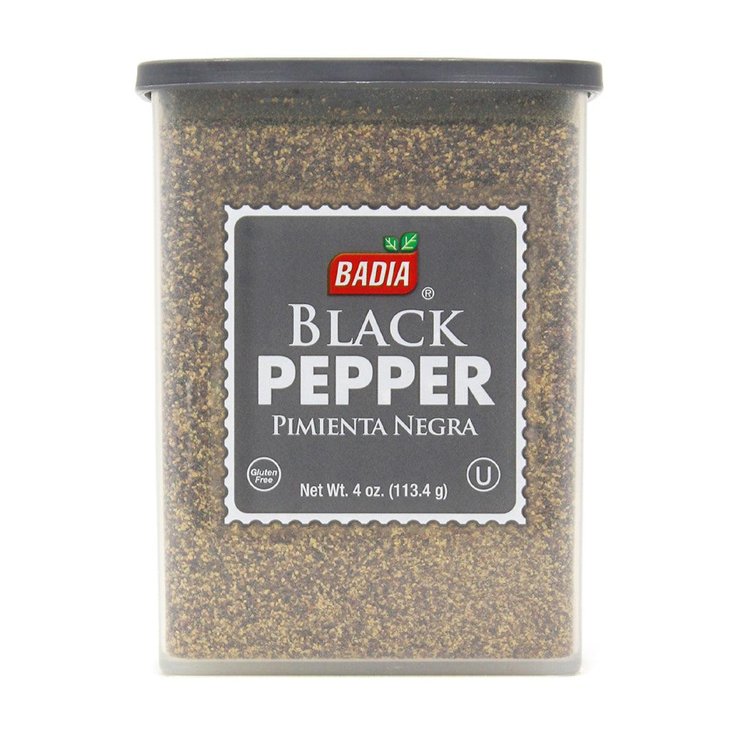 Badia Ground Black Pepper Can 4oz - Seabra Foods Online