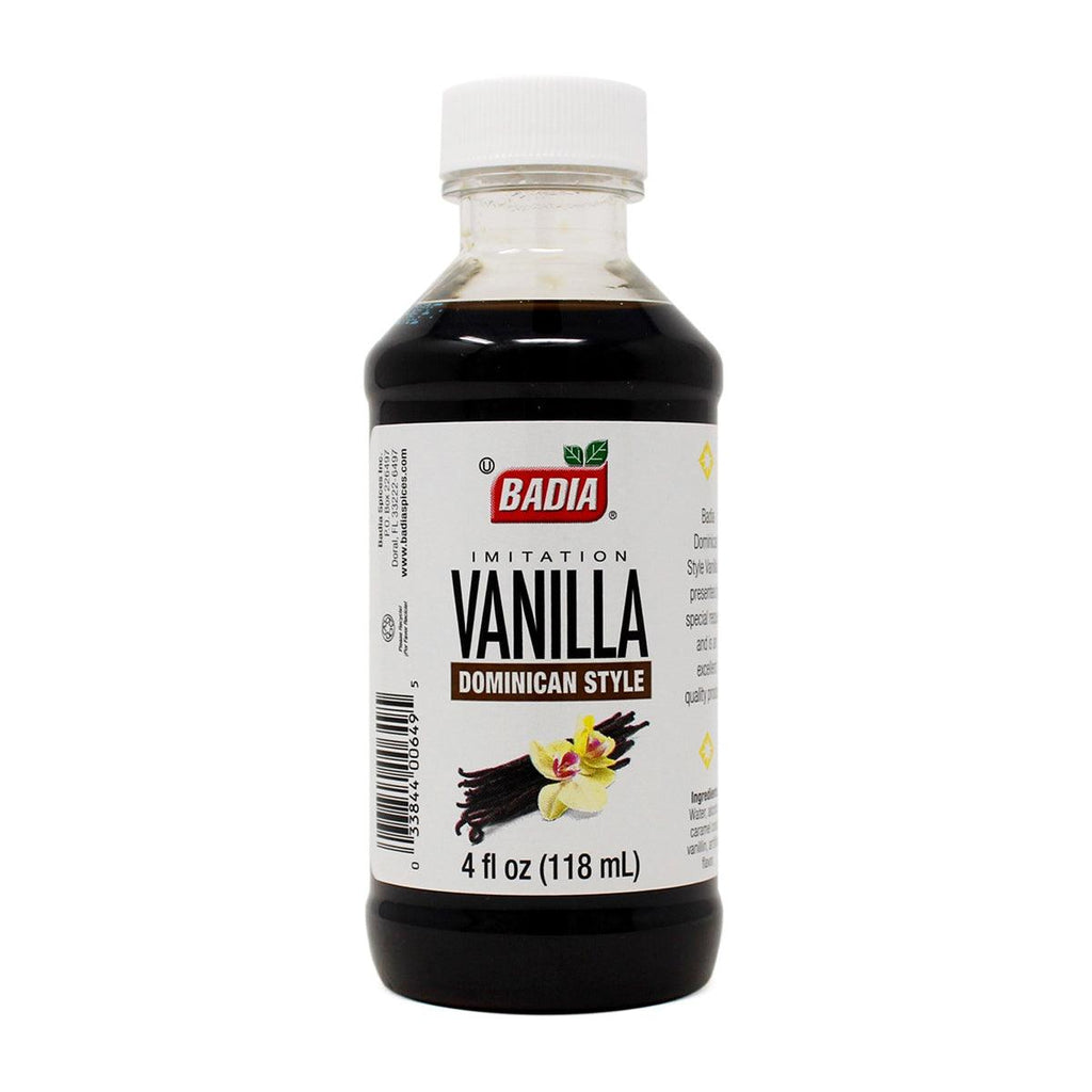 Badia Vanilla Imitation 4oz - Seabra Foods Online