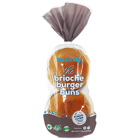 Bakerly Brioche Burger Buns - Seabra Foods Online