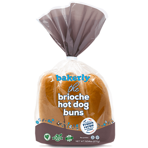 Bakerly Brioche Hot Dog Buns - Seabra Foods Online