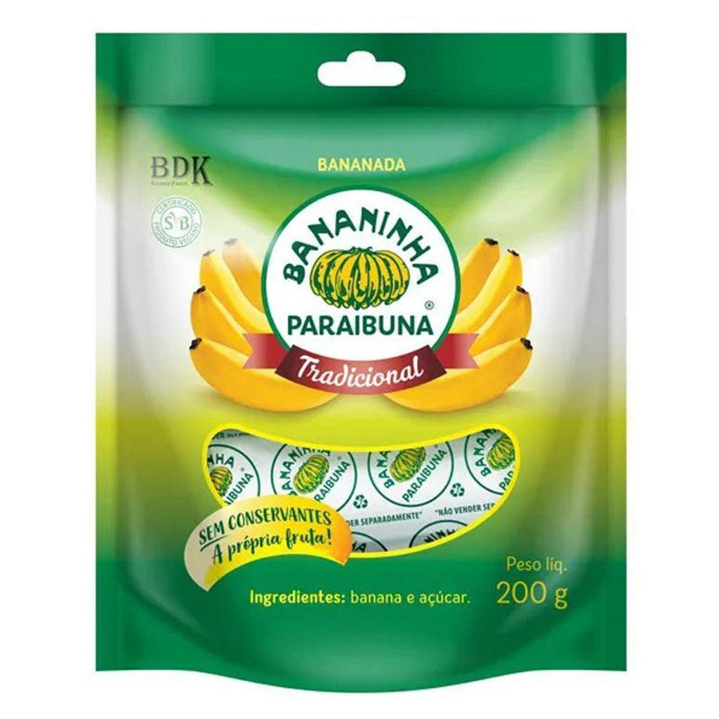Bananinha Tradicional Paraibuna 200g - Seabra Foods Online