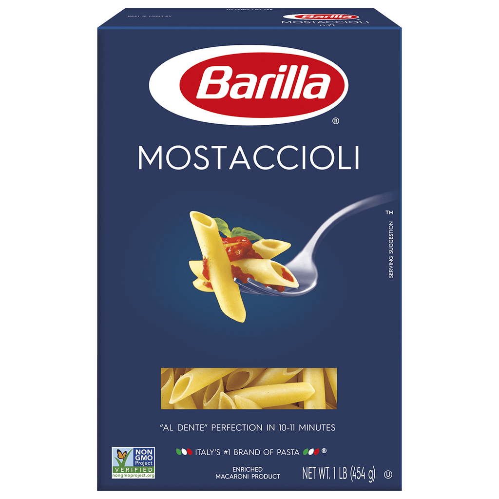 Barilla Mostaccioli 16oz - Seabra Foods Online