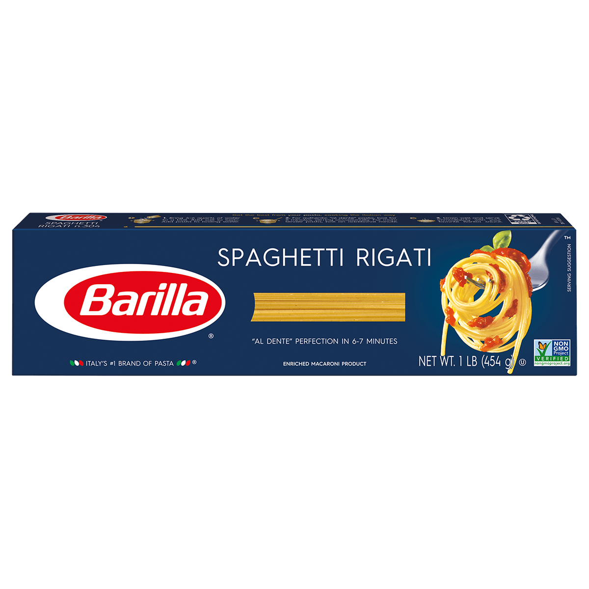 Barilla Spaghetti Rigati 16oz – Seabra Foods Online