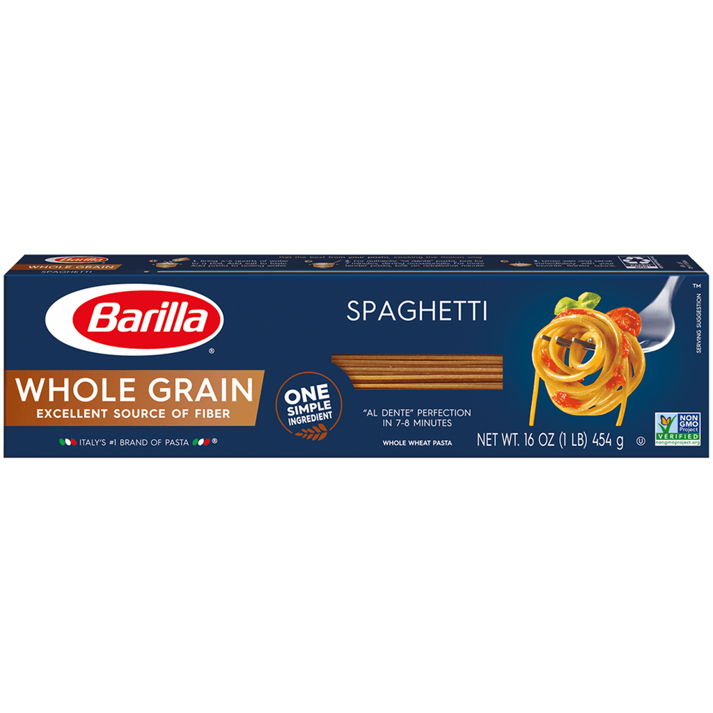 Barilla Whole Grain Spaghetti 16oz - Seabra Foods Online