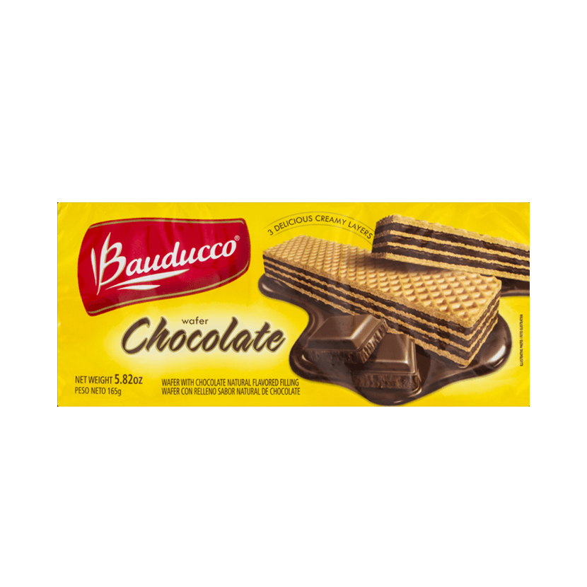 Bauducco Wafer Chocolate 165g - Seabra Foods Online