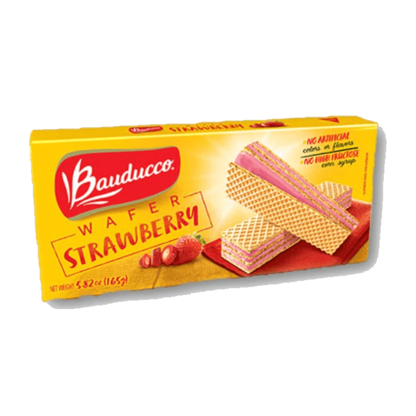 Bauducco Wafer Strawberry 165g - Seabra Foods Online