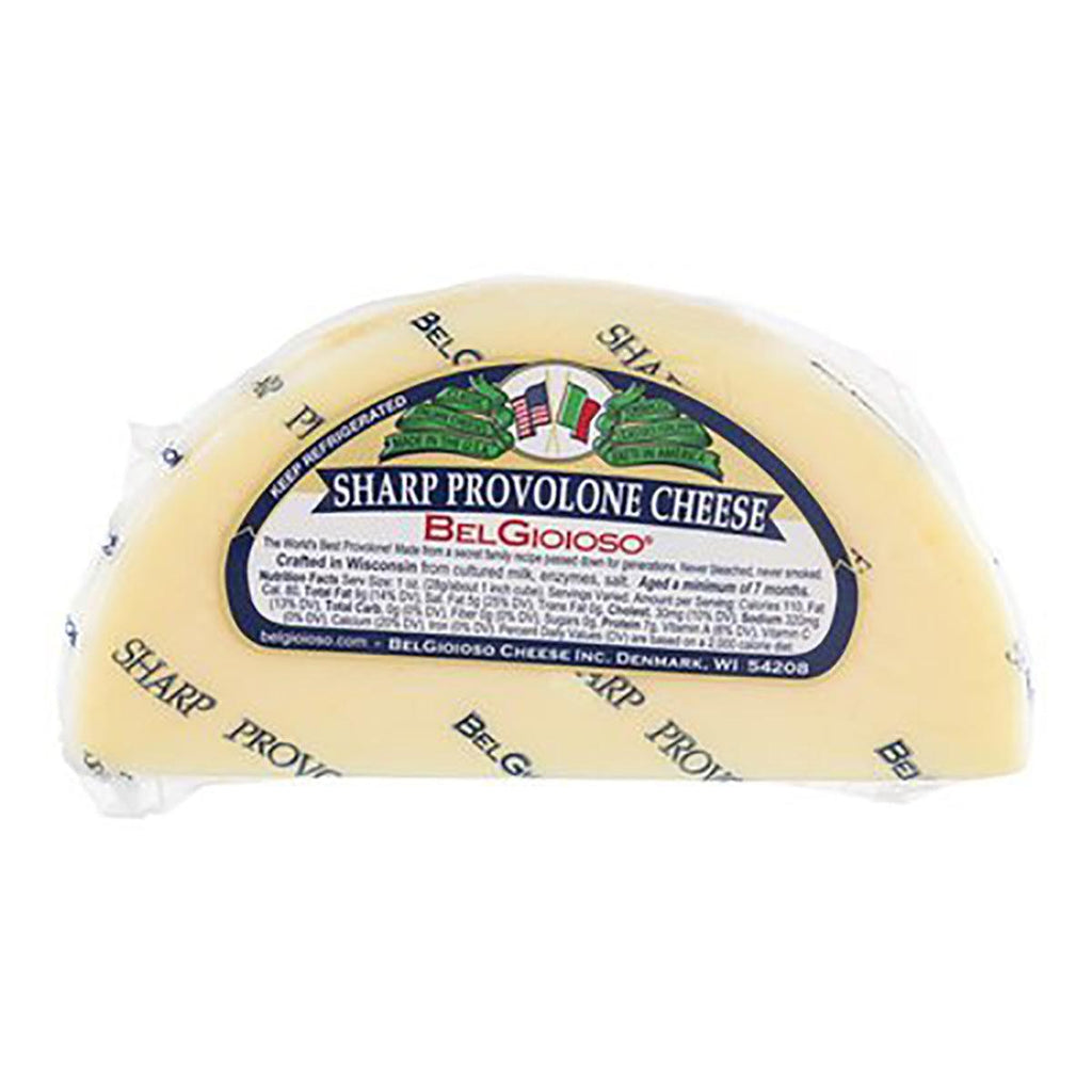 Belgioioso Sharp Provolone Cheese 8 oz - Seabra Foods Online