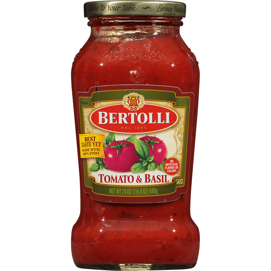 Bertolli Tomato&Basil Pasta Sauce 24oz - Seabra Foods Online