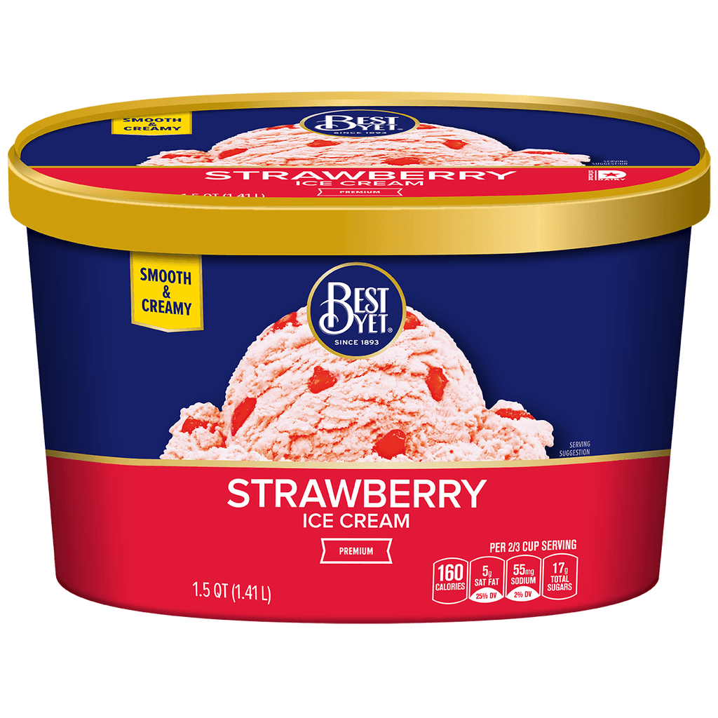 Best Yet Strawberry Ice Cream - Seabra Foods Online