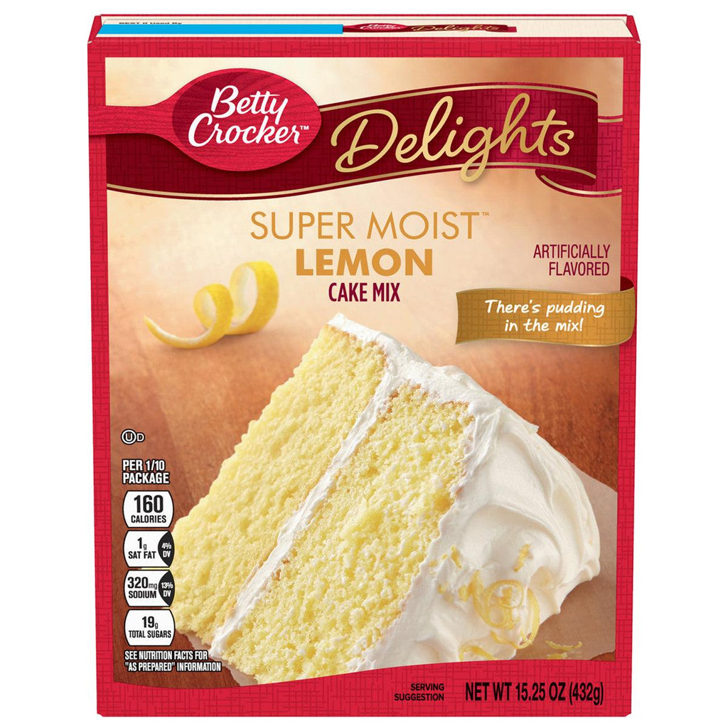 Betty Crocker Lemon Cake Mix 15.25oz - Seabra Foods Online