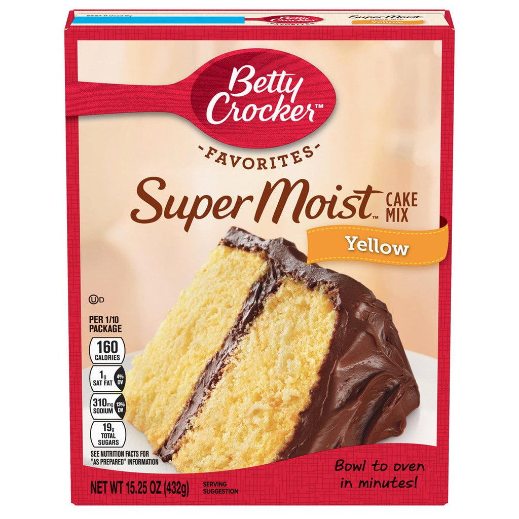Betty Crocker Yellow Cake Mix 15.25oz - Seabra Foods Online