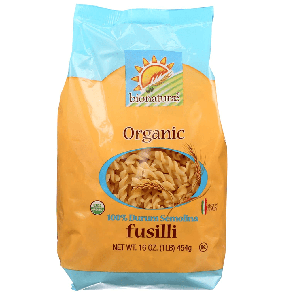 Bionature Organic Fusilli 16oz - Seabra Foods Online