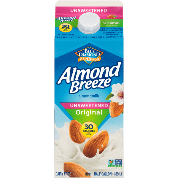 Blue Diamond Almond Brze Orig.Unswt Milk 64floz – Seabra Foods Online