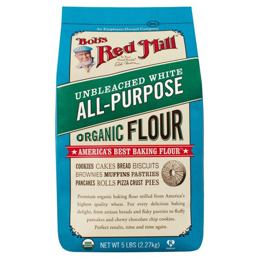 Bobs Red Mill Unbleached Organic Flour 5 - Seabra Foods Online