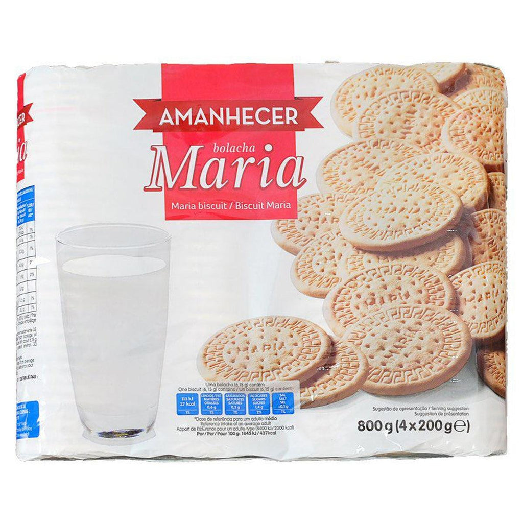 Bolacha Maria Amanhecer 4pkx200g 800g - Seabra Foods Online