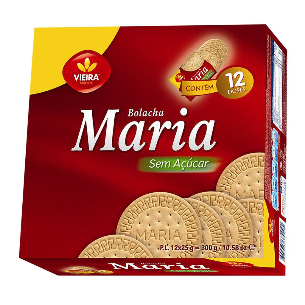 Bolacha Maria Sugar Free Vieira de Castro 300g - Seabra Foods Online