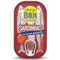 Bom Petisco Sardines in Tomate Sce 4.23z - Seabra Foods Online