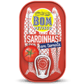 Bom Petisco Sardines in Tomato Sce 4.23z - Seabra Foods Online