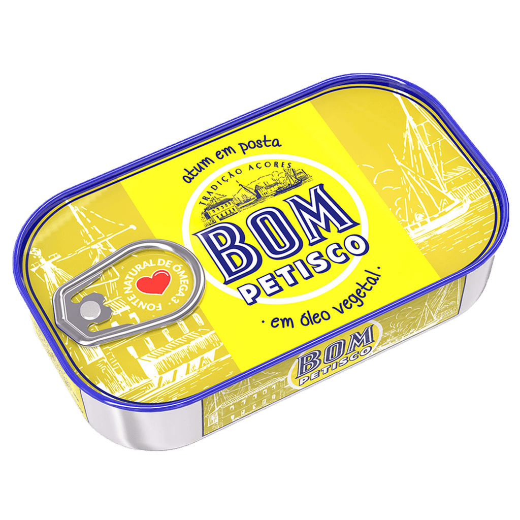 Bom Petisco Sld Tuna In Veg.Oil 4.23 oz - Seabra Foods Online