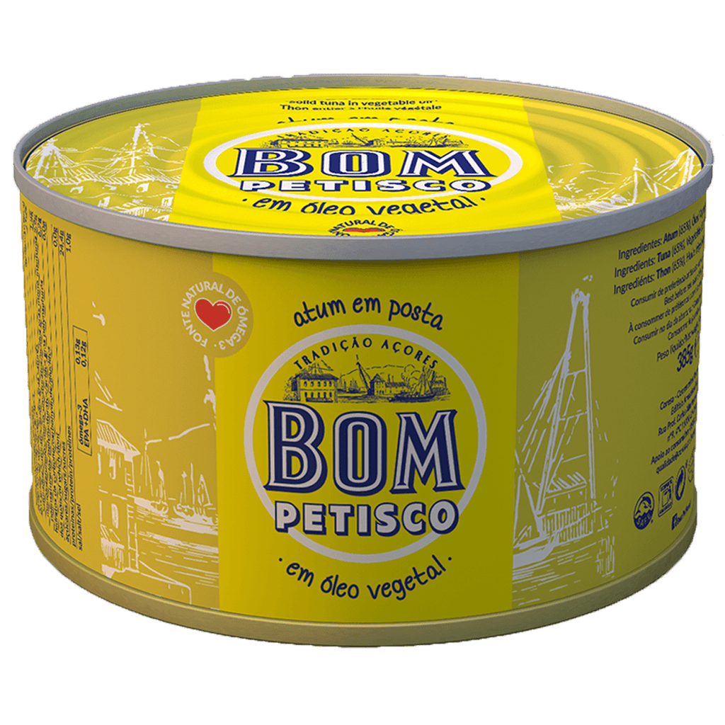 Bom Petisco Tuna in Oil Veg. 13.58oz - Seabra Foods Online