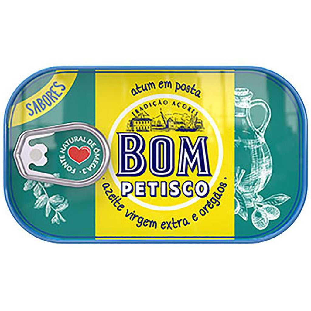 Bom Petisco Tuna in Olive oil Oreg 4.23z - Seabra Foods Online