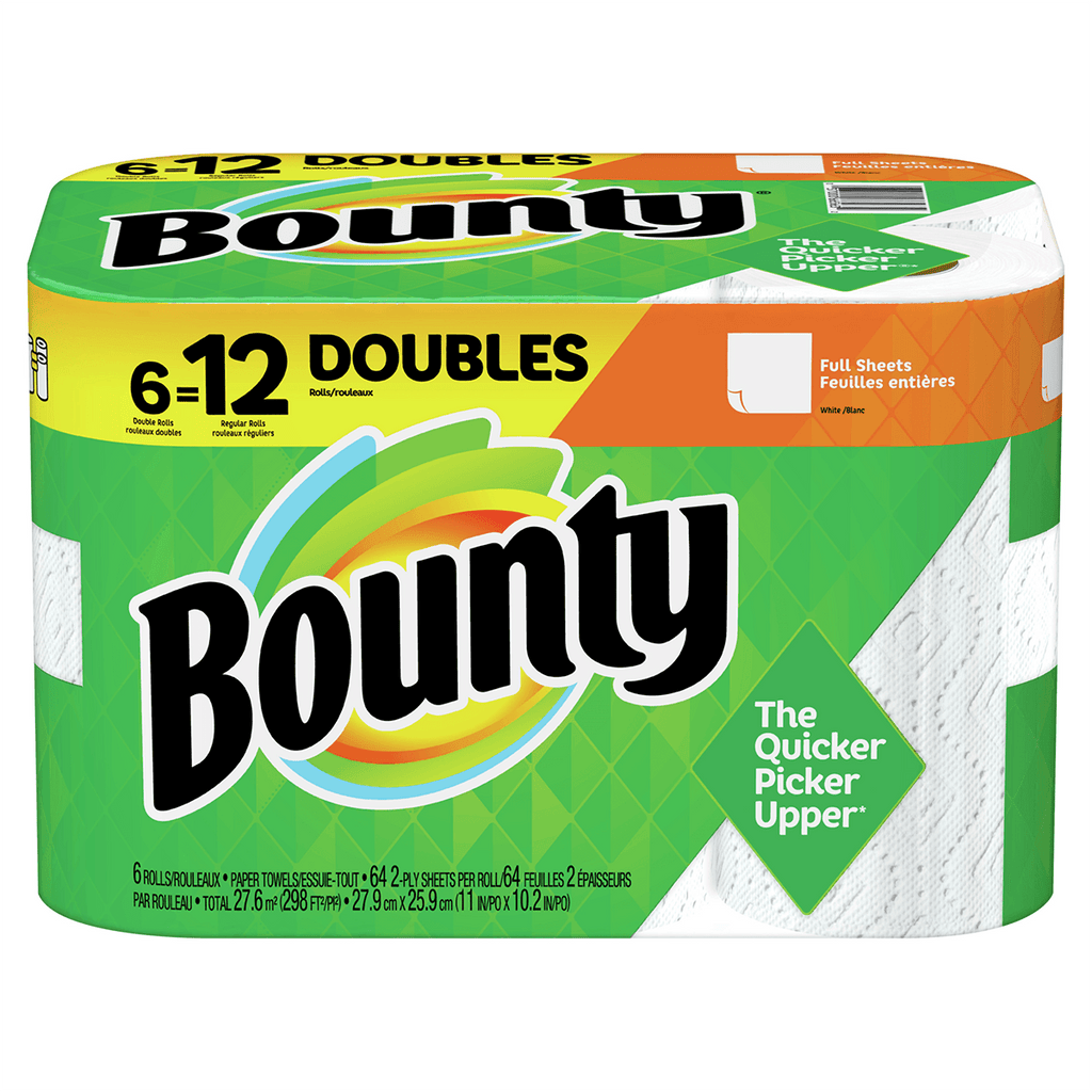 Bounty Paper Towels 6=12Dbl Roll - Seabra Foods Online