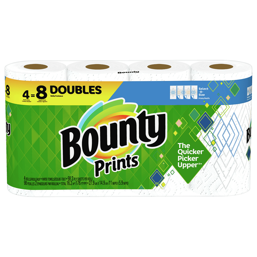 Bounty Paper Towels SAS 4 Double Roll - Seabra Foods Online