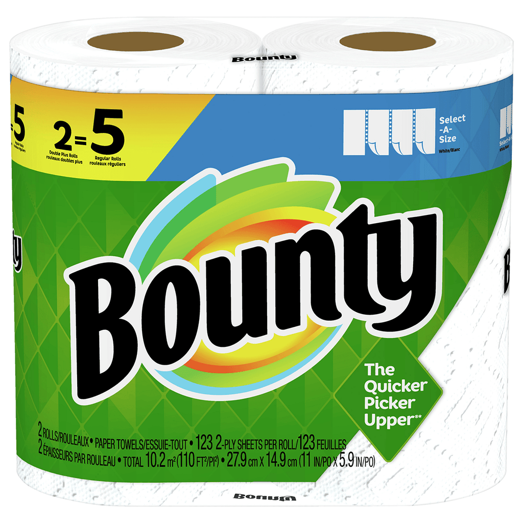 Bounty Paper Towels SAS White 2roll - Seabra Foods Online
