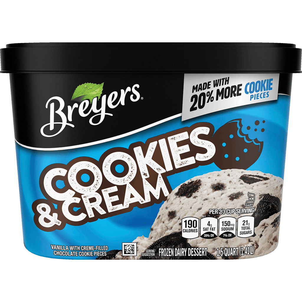 Breyers Parlor Oreo Ice CReam - Seabra Foods Online