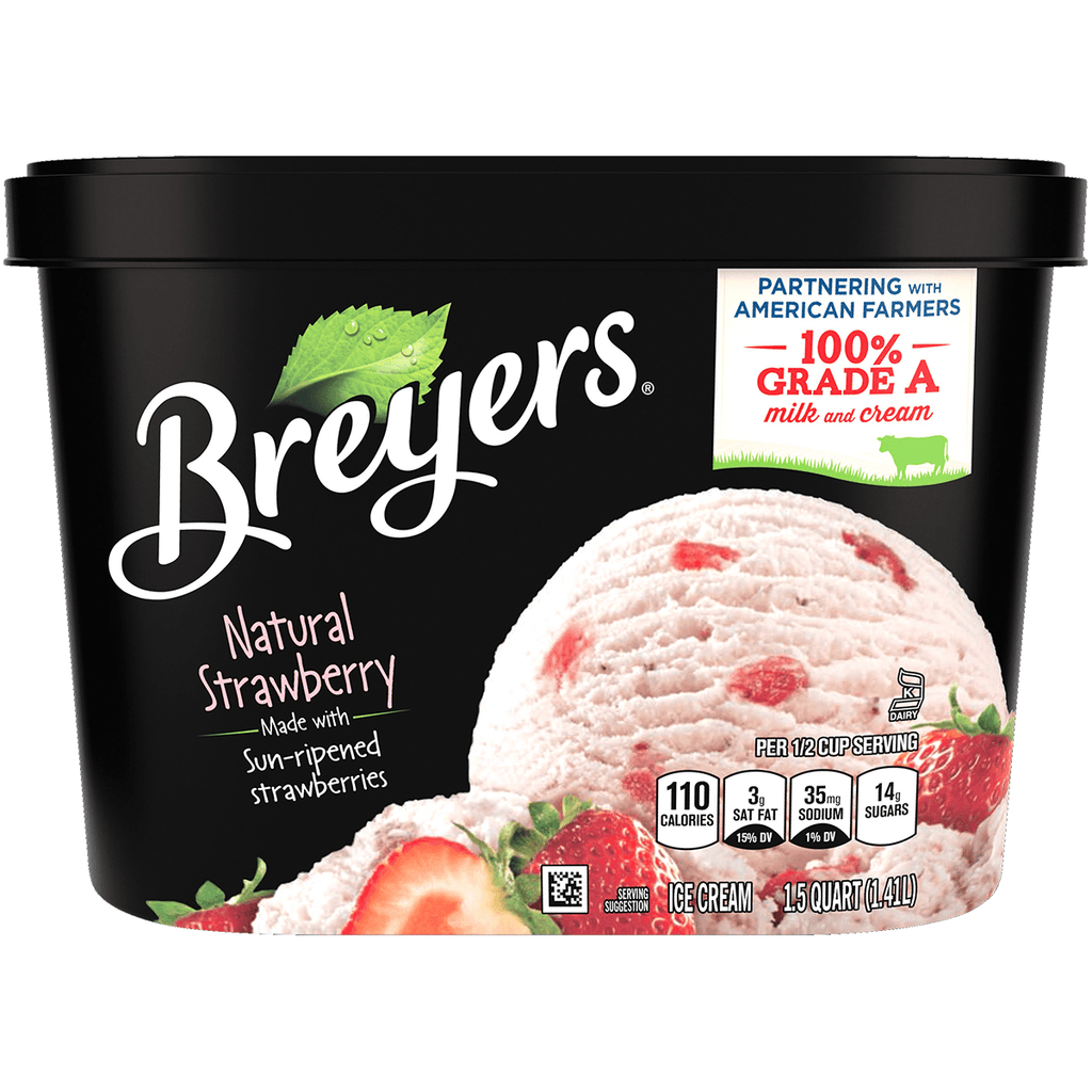 Breyers Strawberry Ice Cream - Seabra Foods Online