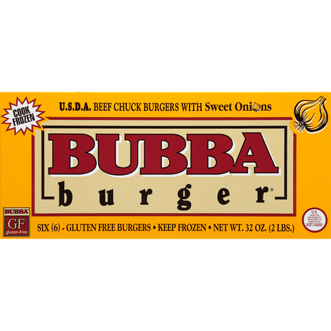 Bubba Burger Sweet Onion Burgers 3lb - Seabra Foods Online