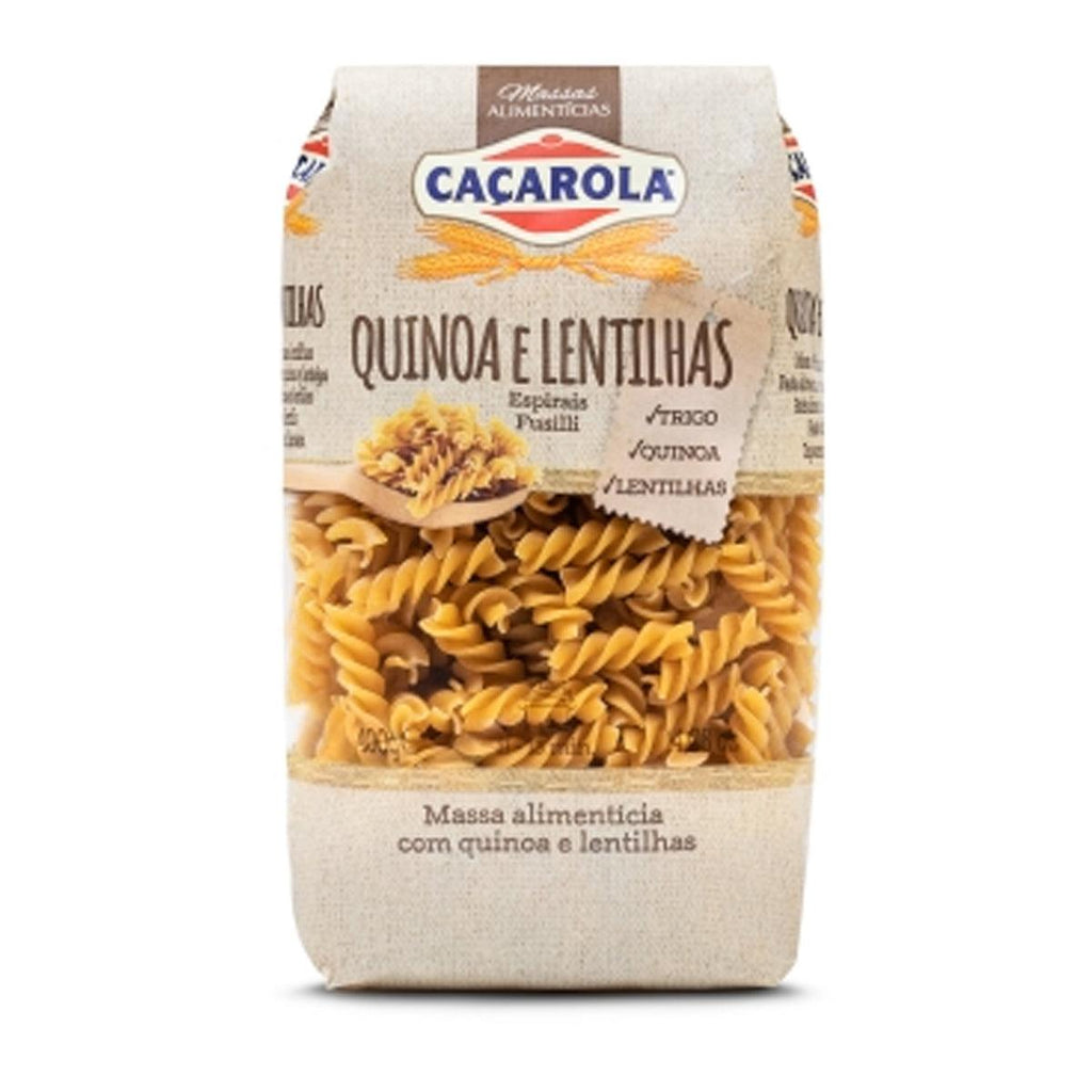 Cacarola Espirais Quinoa/Lentilha 400g - Seabra Foods Online