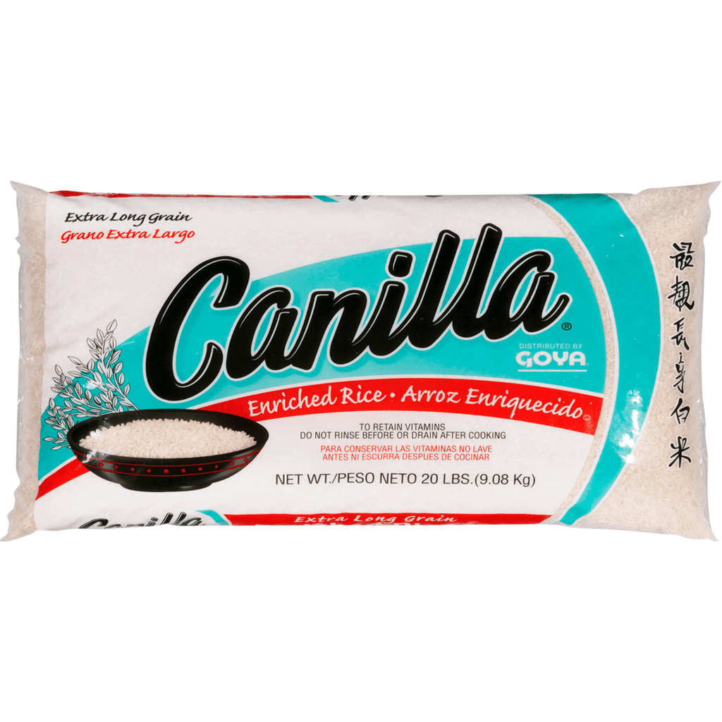 Canilla Extra Fancy Long Grain Rice 20lb - Seabra Foods Online