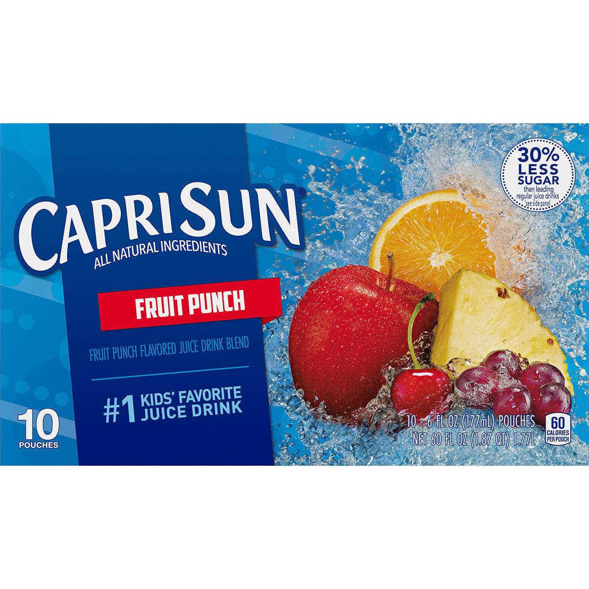 Capri Sun Roarin' Waters Tropical Fruit Juice Drinks - 10pk/6 fl oz Pouches