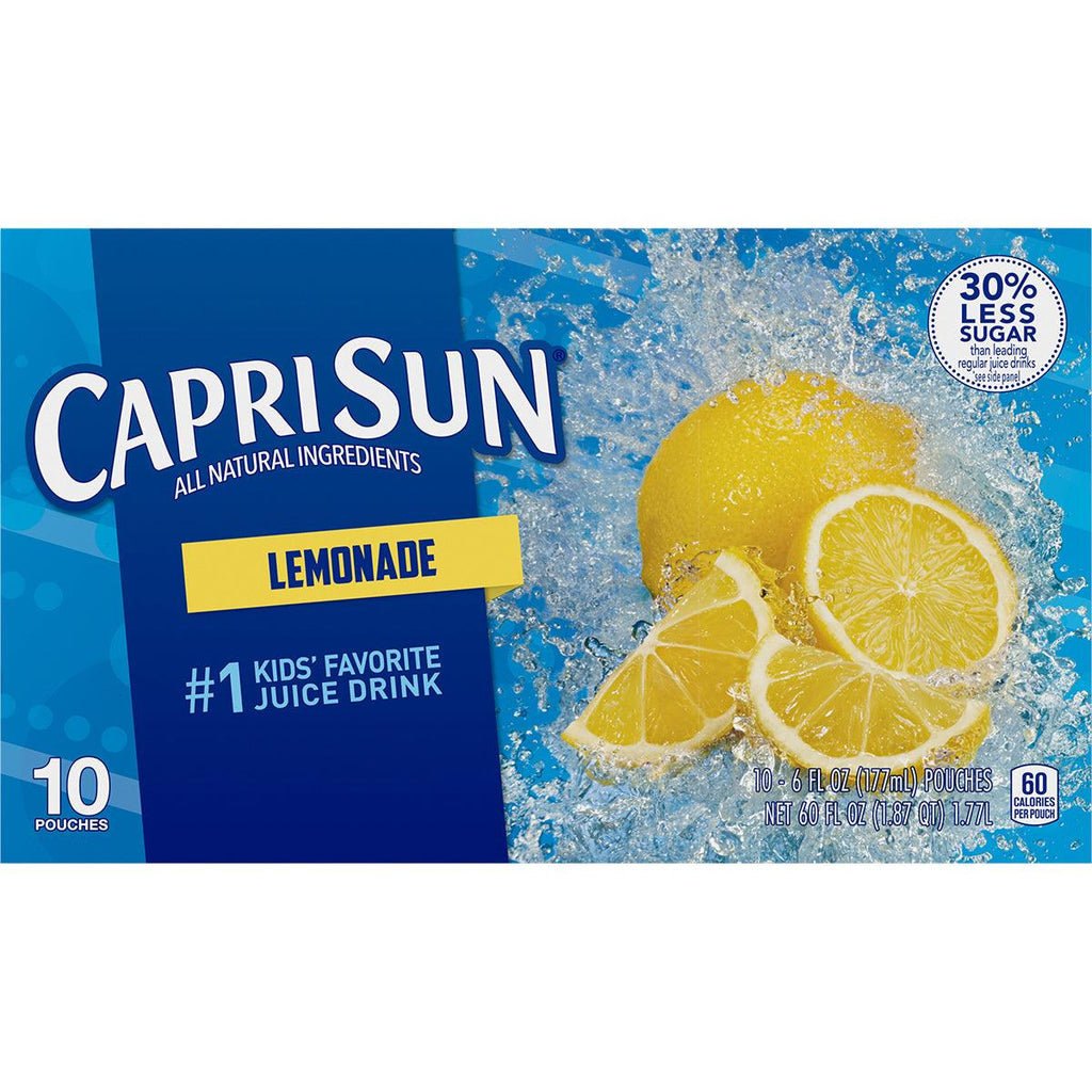 Capri Sun Lemonade 10pk - Seabra Foods Online