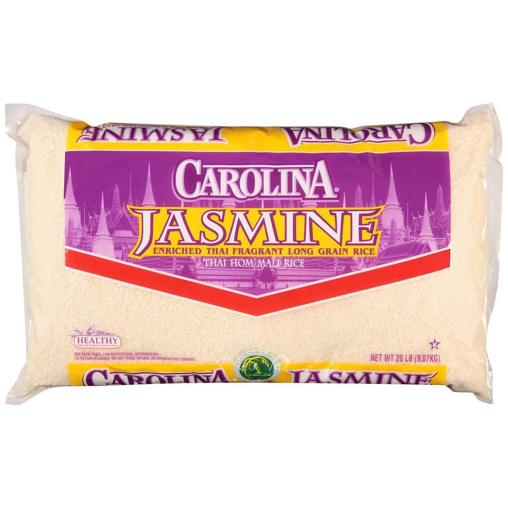 Carolina Jasmine Rice 20 lb - Seabra Foods Online