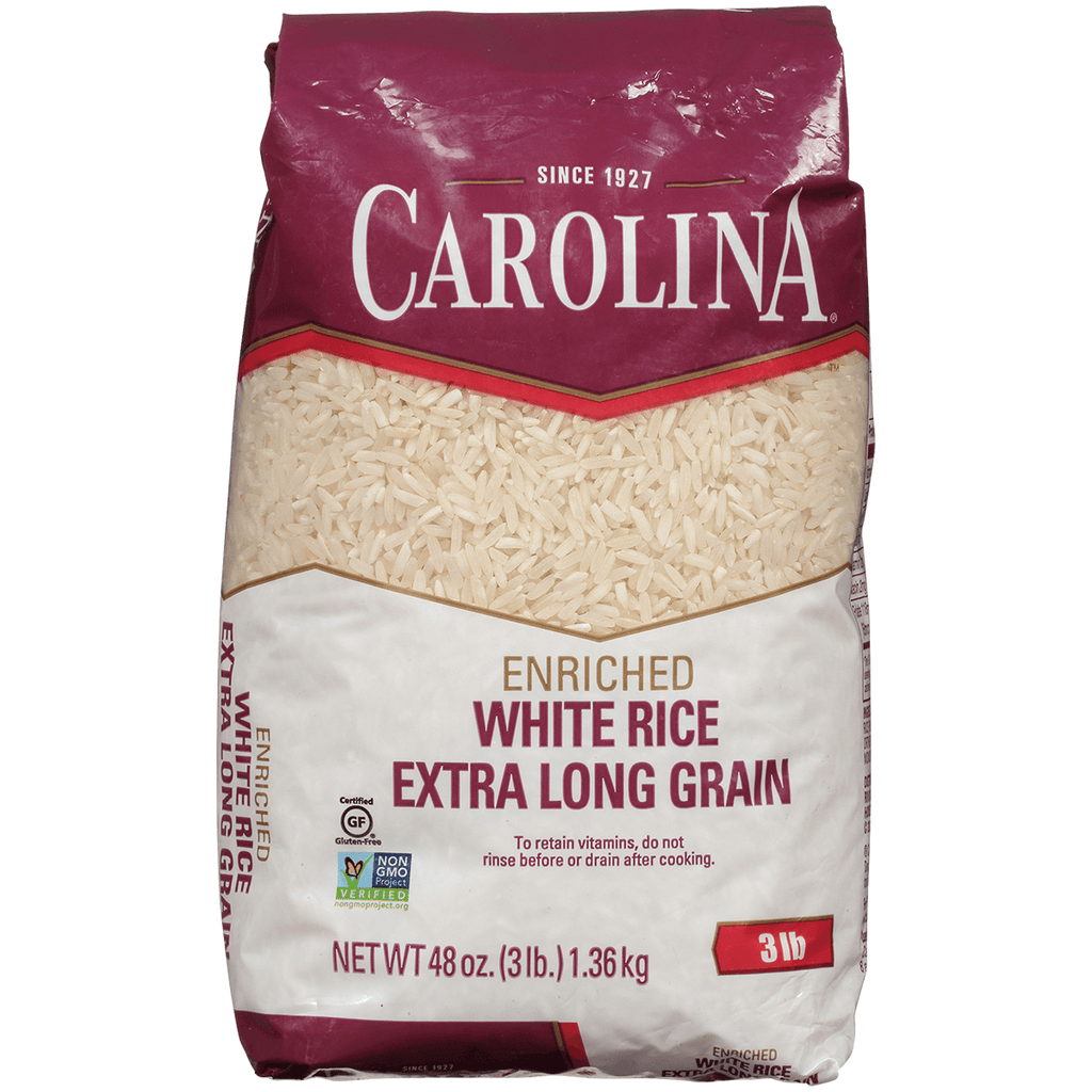 Carolina Xtra Long Grain Rice 3lb - Seabra Foods Online