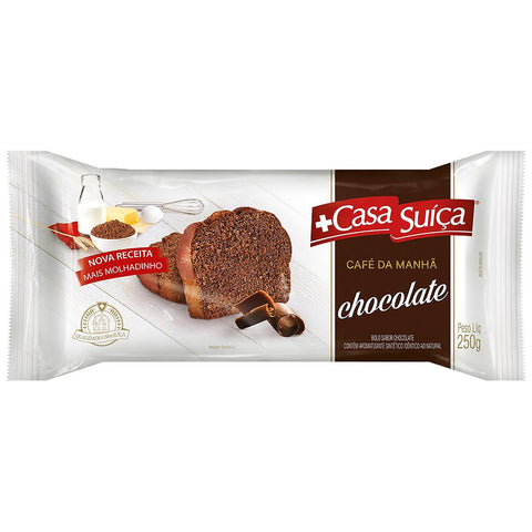 Casa Suica Bolo Cafe da Manha Chocolate - Seabra Foods Online