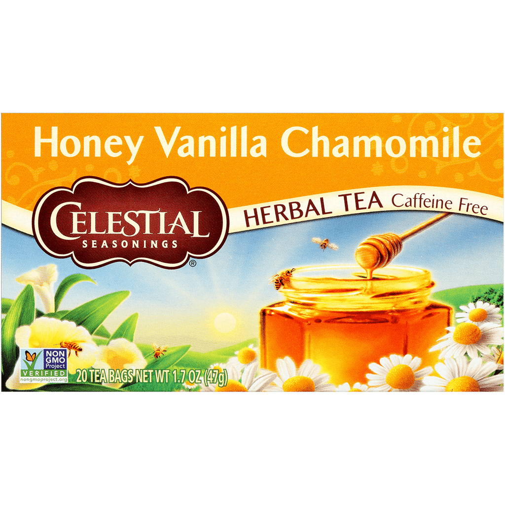 Celestial Herb Honey/Van/Chamomile 20ct - Seabra Foods Online