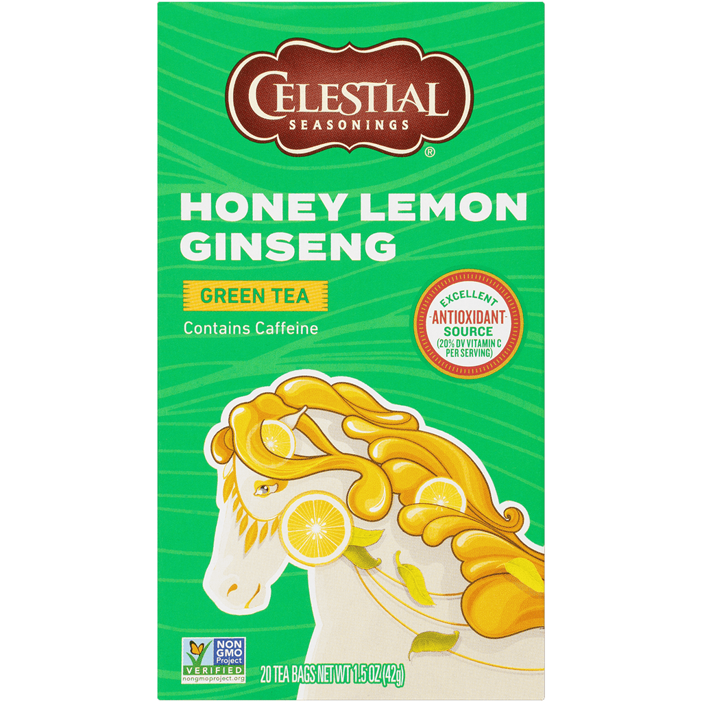 Celestial Honey Lemon Green Tea 20ct - Seabra Foods Online