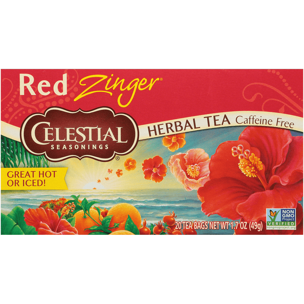 Celestial Red Zinger Tea 20ct - Seabra Foods Online