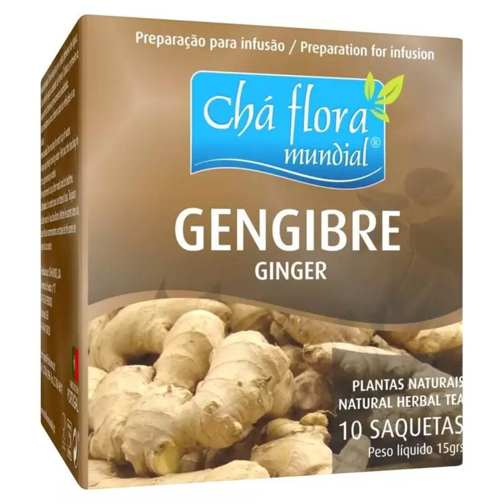 Cha de Gengibre Raiz Flora 10ct - Seabra Foods Online