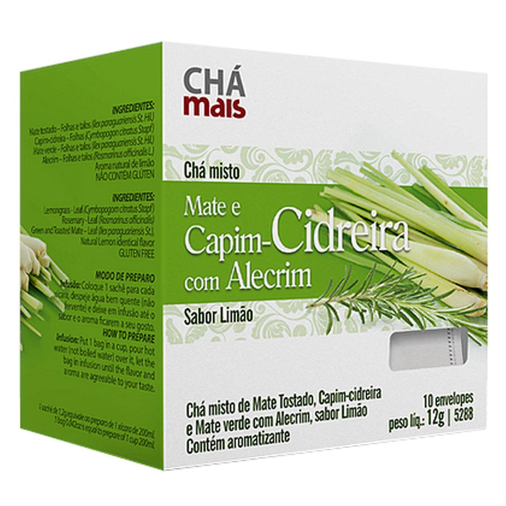 Cha Mais Alecrim com Limao 10g - Seabra Foods Online