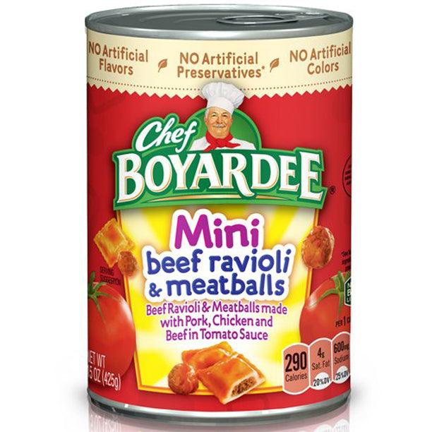 Chef Boyardee Beef Ravioli/Meatballs 15z - Seabra Foods Online