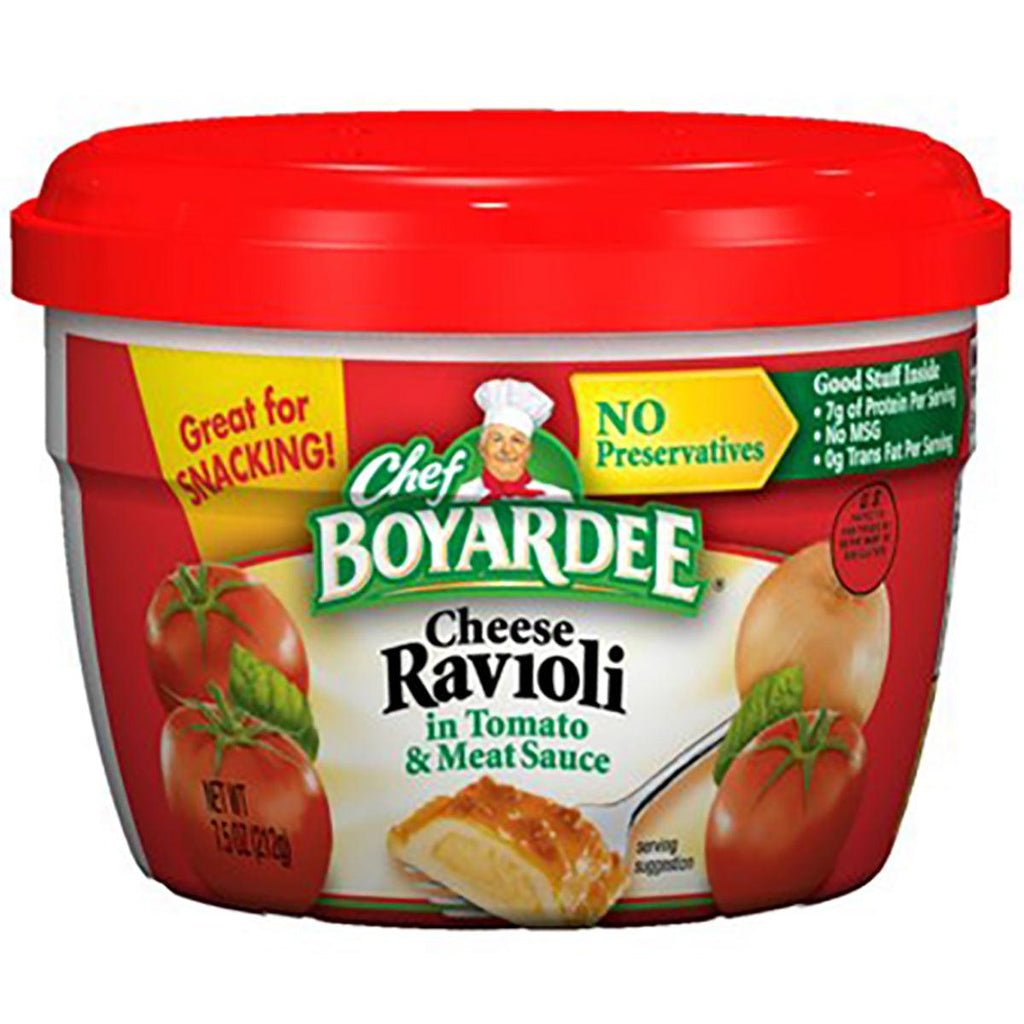 Chef Boyardee Micro Cheesy Ravioli 7.5z - Seabra Foods Online