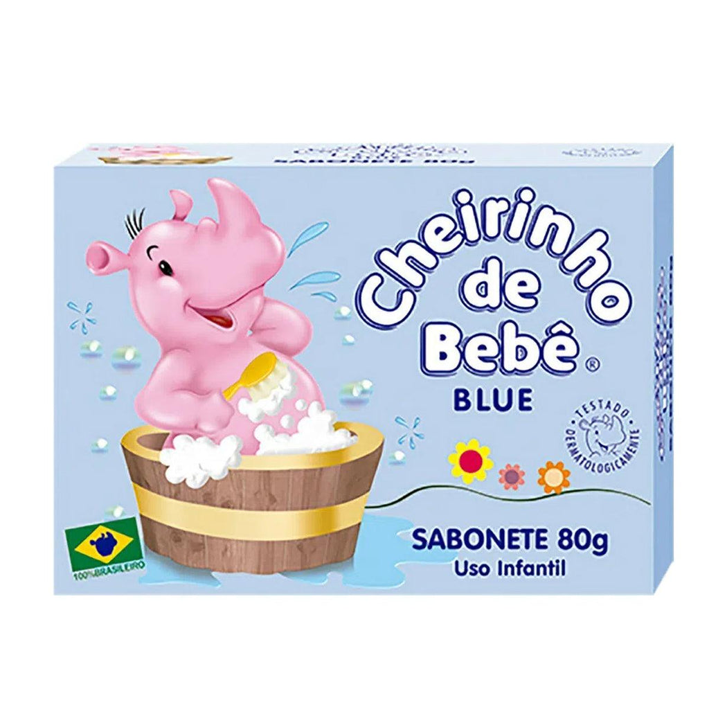 Cheirinho Bebe Sabonete Azul 2.81oz - Seabra Foods Online