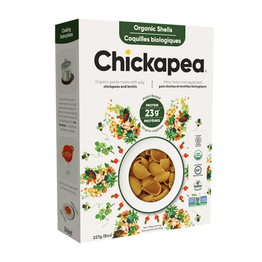 Chick Pea Organic Shells Pasta 8oz - Seabra Foods Online